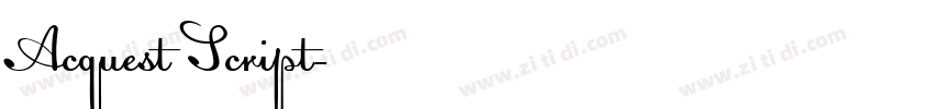 Acquest Script字体转换